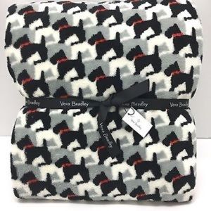 Vera Bradley Scottie Dog Throw Blanket